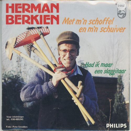 Herman Berkien - Met M'n Schoffel En M'n Schuiver 34654 Vinyl Singles Vinyl Goed / Hoes Goed