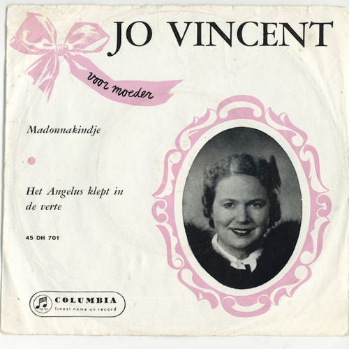 Jo Vincent - Madonnakindje 00083 Vinyl Singles Vinyl Goed / Hoes Goed