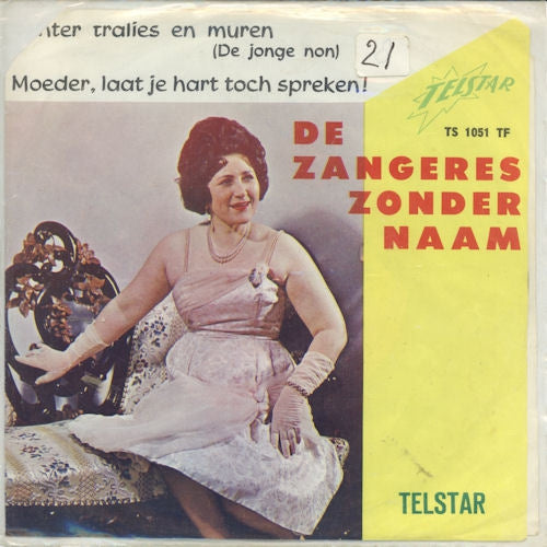 Zangeres Zonder Naam - Achter Tralies En Muren 41085 Vinyl Singles Vinyl Goed / Hoes Redelijk