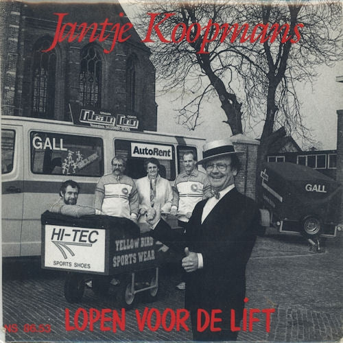 Jantje Koopmans - Lopen Voor De Lift 27873 Vinyl Singles Vinyl Goed / Hoes Goed