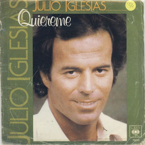Julio Iglesias - Quiereme 18244 Vinyl Singles Vinyl Goed / Hoes Goed
