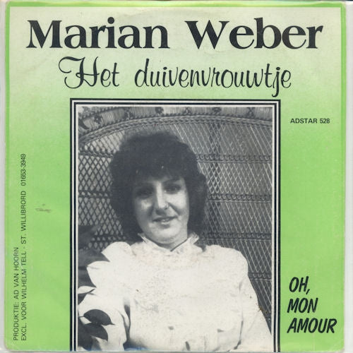 Marian Weber - Het Duivenvrouwtje (Marianne Weber) 00583 Vinyl Singles Vinyl Goed / Hoes Goed