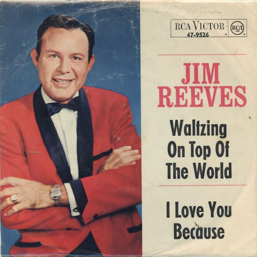 Jim Reeves - I Love You Because 35039 Vinyl Singles Vinyl Goed / Hoes Goed