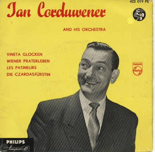 Jan Corduwener And His Orchestra - Vineta Glocken 01052 Vinyl Singles EP Vinyl Goed / Hoes Goed