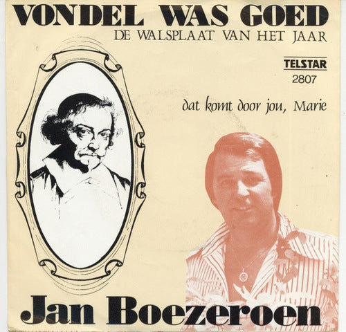 Jan Boezeroen - Vondel Was Goed 17556 Vinyl Singles Vinyl Goed / Hoes Goed