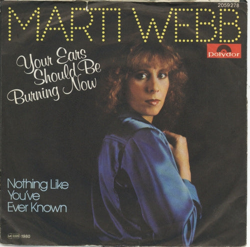 Marti Webb - Your Ears Should Be Burning Now 01497 Vinyl Singles Vinyl Goed / Hoes Goed