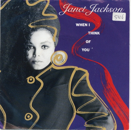 Janet Jackson - When I Think Of You 20343 Vinyl Singles Vinyl Goed / Hoes Goed