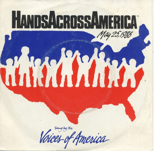Voices of America - Hands Across America 40826 Vinyl Singles Vinyl Goed / Hoes Goed