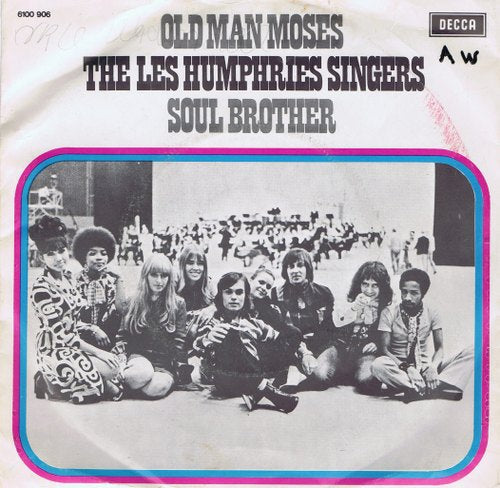 Les Humphries Singers - Old Man Moses 18511 (B) Vinyl Singles Vinyl Goed / Hoes Redelijk