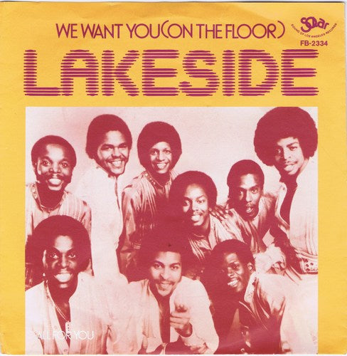 Lakeside - We Want You (On The Floor) 02025 Vinyl Singles Vinyl Goed / Hoes Goed