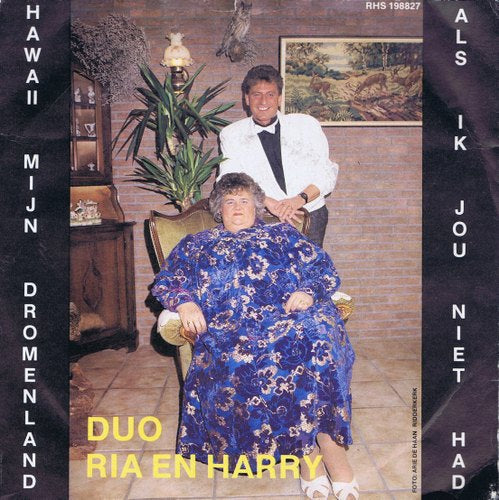 Duo Ria En Harry - Hawaii Mijn Dromenland 02039 Vinyl Singles Vinyl Goed / Hoes Goed