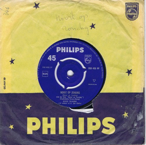 Mieke Telkamp - Nooit op zondag 09475 Vinyl Singles Vinyl Goed / Hoes Generic