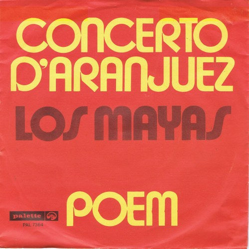 Los Mayas - Concerto D'Aranjuez 02101 Vinyl Singles Vinyl Goed / Hoes Goed