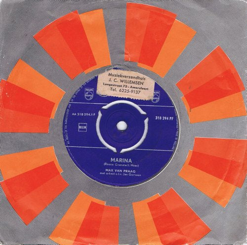 Max van Praag - Marina 02107 Vinyl Singles Vinyl Goed / Hoes Generic