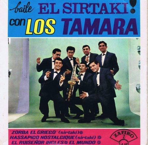 Los Tamara - Baile El Sirtaki Con Los Tamara 02250 Vinyl Singles EP Vinyl Goed / Hoes Goed
