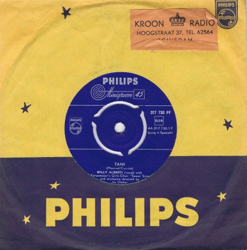 Willy Alberti - Tani 17661 Vinyl Singles Vinyl Goed / Hoes Goed