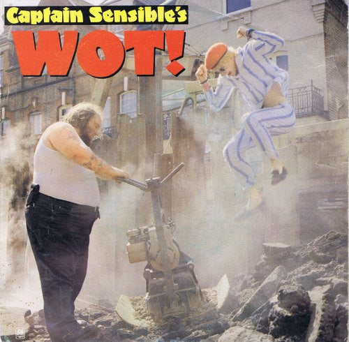 Captain Sensible's - Wot! 38527 Vinyl Singles Vinyl Goed / Hoes Goed