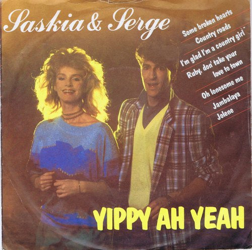 Saskia & Serge - Yippy Ah Yeah 13335 Vinyl Singles Vinyl Goed / Hoes Goed