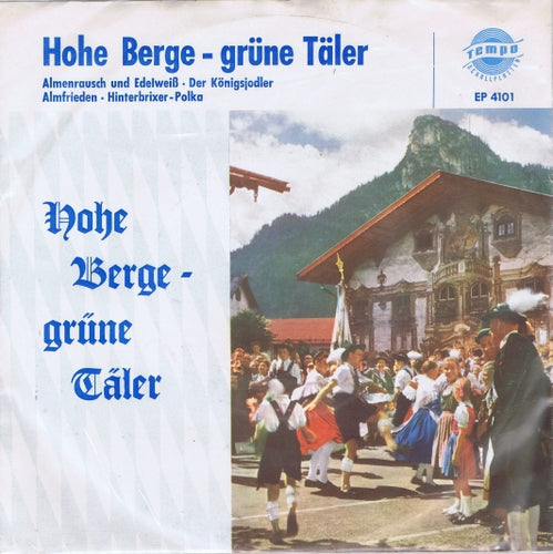 Buchner Duo, Sepp Viellechner, Vroni Und Sepp Viellechner - Hohe Berge 03334 Vinyl Singles EP Vinyl Goed / Hoes Goed