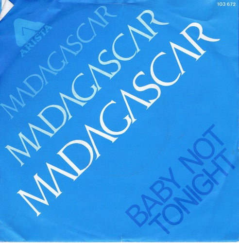Madagascar - Baby Not Tonight 03910 Vinyl Singles Vinyl Goed / Hoes Goed