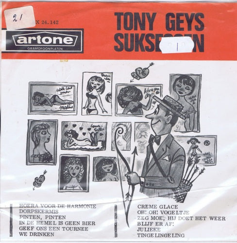 Tony Geys - Tony Geys Suksessen 03993 Vinyl Singles Vinyl Goed / Hoes Goed