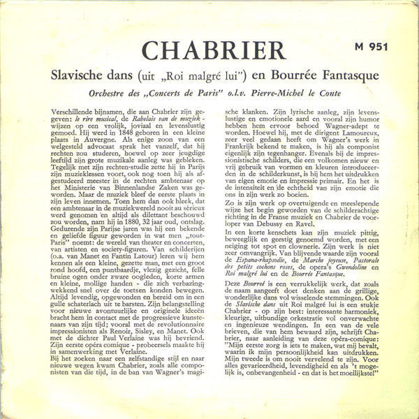 Chabrier - Slawischer Tanz 6307 Nr. ????
