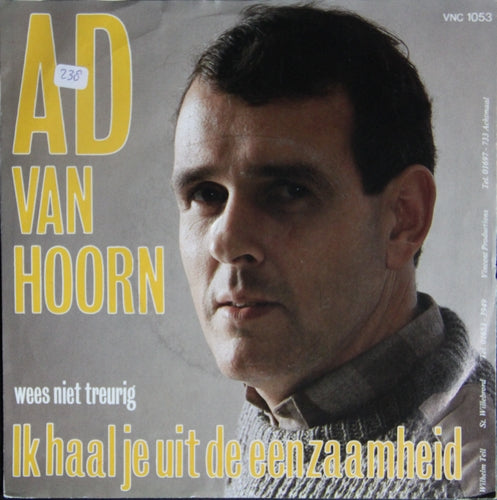 Ad Van Hoorn - Ik Haal Je Uit De Eenzaamheid 14885 Vinyl Singles Vinyl Goed / Hoes Goed