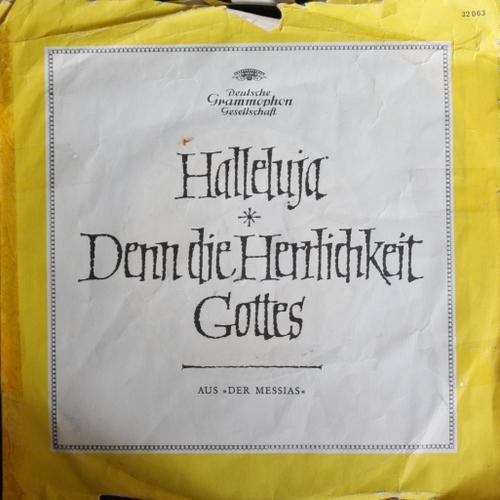 Georg Friedrich Handel - Halleluja Vinyl Singles Vinyl Zeer Goed / Hoesje Goed "VINYLSINGLES.NL"