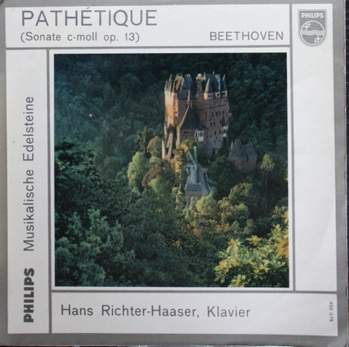Beethoven - Pathétique (Sonate C-moll Op. **) Vinyl Singles EP Vinyl Zeer Goed / Hoesje Goed "VINYLSINGLES.NL"