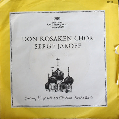 Don Kosaken Chor Serge Jaroff - Eintönig Klingt Hell Das Glöcklein 06460 Vinyl Singles Vinyl Goed / Hoes Goed