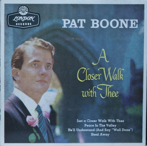 Pat Boone - A closer walk with thee 06922 Vinyl Singles EP Vinyl Goed / Hoes Goed