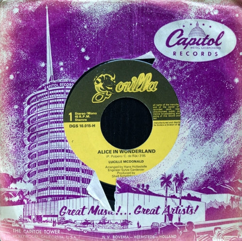 Lucille McDonald - Alice In Wonderland 07196 Vinyl Singles Vinyl Goed / Hoes Goed