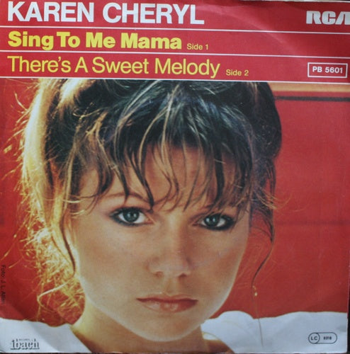 Karen Cheryl - There's A Sweet Melody 18266 Vinyl Singles Vinyl Goed / Hoes Goed