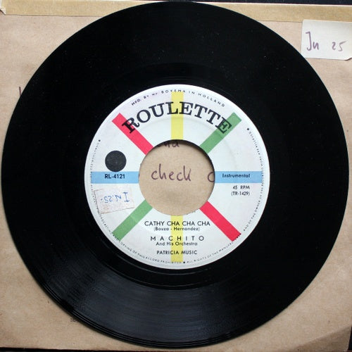 Machito And His Orchestra - Cheek To Cheek (Cha Cha Cha) 07623 Vinyl Singles Vinyl Goed / Hoes Goed