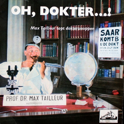 Max Tailleur - Oh, Dokter Vinyl Singles EP Vinyl Goed / Hoes Goed