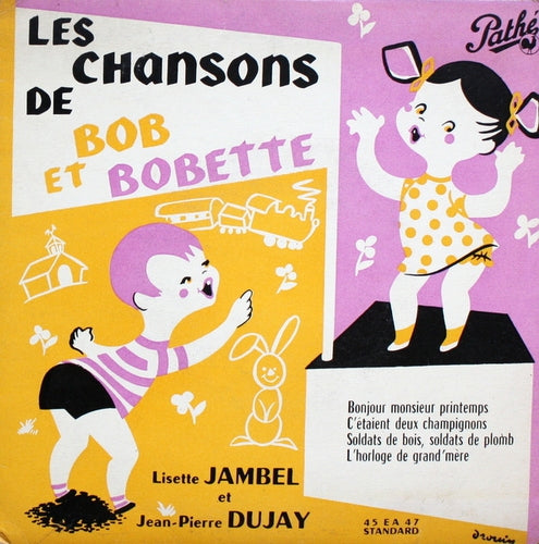 Lisette Jambel - Les Chansons De Bob Et Bobette 07811 Vinyl Singles EP Vinyl Goed / Hoes Goed