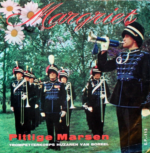 Trompetterkorps Regiment Huzaren Van Boreel - Pittige Marsen 39968 Vinyl Singles EP Vinyl Goed / Hoes Goed