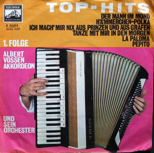 Albert Vossen - Top-Hits 1. Folge 08145 Vinyl Singles Vinyl Goed / Hoes Goed