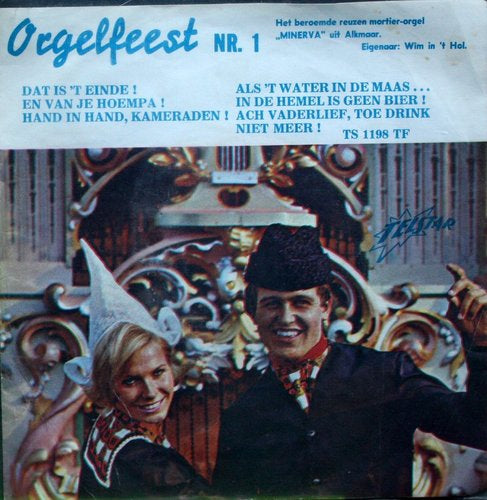 Mortierorgel Minerva - Orgelfeest Nr. 1 08156 Vinyl Singles Vinyl Goed / Hoes Goed