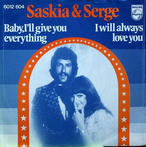 Saskia & Serge - Baby I'll Give You Everything 08188 Vinyl Singles Vinyl Goed / Hoes Goed