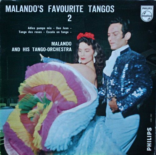 Malando En Zijn Tango Orkest - Malando's Favoriete Tango's 2 08221 Vinyl Singles EP Vinyl Goed / Hoes Goed