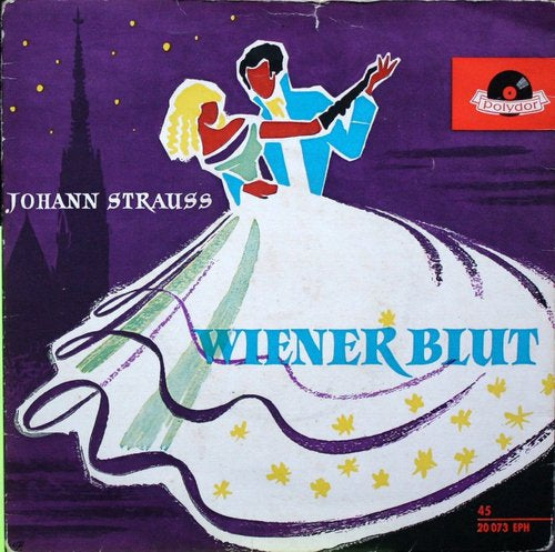 Johann Strauss - Wiener Blut 08242 Vinyl Singles EP Vinyl Goed / Hoes Goed
