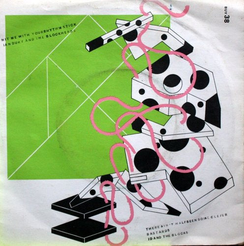 Ian & The Blockheads - Hit Me With Your Rhythm Stick 08435 Vinyl Singles Vinyl Goed / Hoes Goed