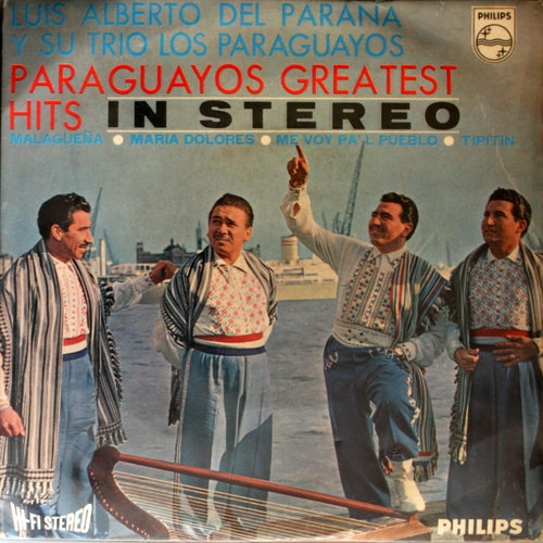Luis Alberto del Parana y Los Paraguayos - Paraguayos' Greatest Hits In Stereo 04255 Vinyl Singles EP Vinyl Goed / Hoes Goed