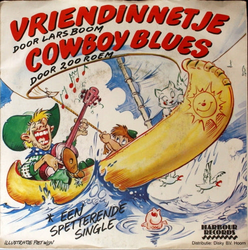 Lars Boom - Vriendinnetje 08549 Vinyl Singles Vinyl Goed / Hoes Goed