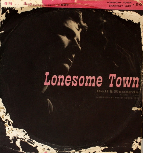 Tommy Dunn - Lonesome Town / Jackie Robbins - Chantilly Lace 08566b Vinyl Singles Vinyl Goed / Hoes Slecht