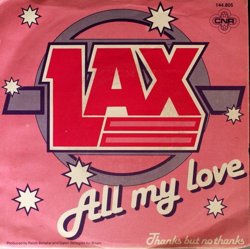 LAX - All My Love 08703 Vinyl Singles Vinyl Goed / Hoes Goed