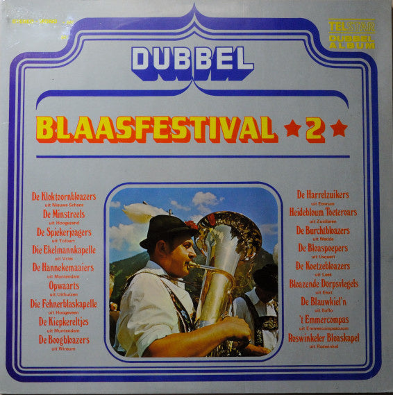 Various - Blaasfestival 2 (LP) 40730 Vinyl LP Vinyl Goed / Hoes Goed