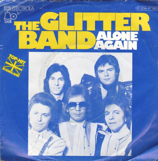 Glitter Band - Alone Again Vinyl Singles Vinyl Zeer Goed / Hoesje Goed "VINYLSINGLES.NL"