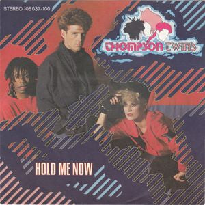 Thompson Twins - Hold Me Now 09682 Vinyl Singles Vinyl Goed / Hoes Sticker